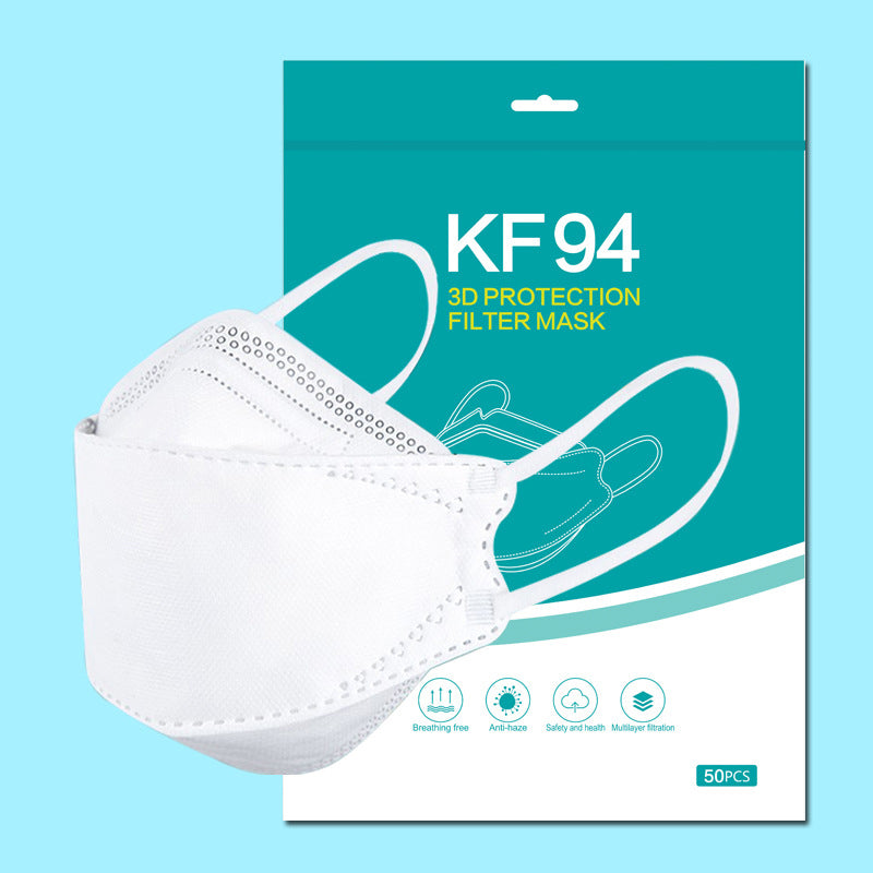 Masks Korean Fish-shaped Willow-leaf Type Kn94 Meltblown Individual Packaging